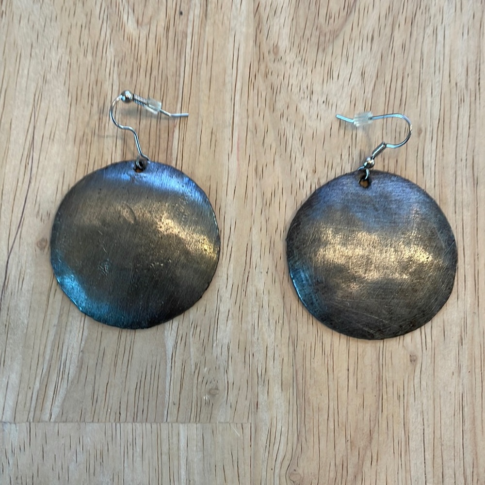 Pewter earrings
